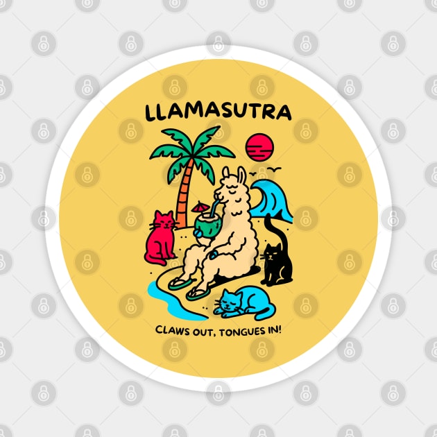 LLAMASUTRA Magnet by Fabrik